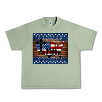 Oil Green god bless america american flag tumbler Urban Heavy Tee - Jasminsmagicworld