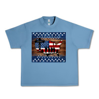 Pebble Blue god bless america american flag tumbler Urban Heavy Tee - Jasminsmagicworld