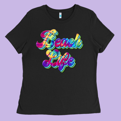 Beach Life Ladies Tee Designed By Jahusdesignshop