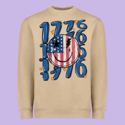 1776 Heavyweight Sweatshirt Designed By Maliassmallbusiness
