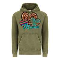 Vintage Olive hearts mama Vintage Hoodie - Artiststas