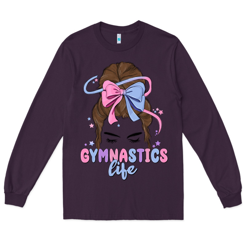 Gymnastics Life Long Sleeve Tee by MaliasSmallBusiness | Teevron
