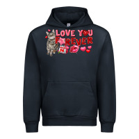 Navy Love you forever Urban Hoodie - FaDigitalArtStudio