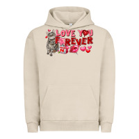 Pigment French Oak Love you forever Urban Hoodie - FaDigitalArtStudio