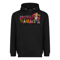 Black Badass Mamacita Heavyweight Hoodie - texasbilliewilder