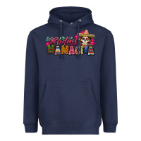 Navy Badass Mamacita Heavyweight Hoodie - texasbilliewilder