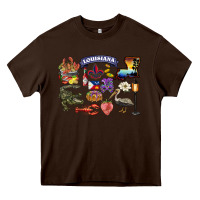 Chocolate Brown preview louisiana state Heavy Core Tee - BarkalooDesign