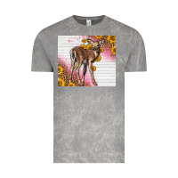 Cloud Rock Western Cute Baby Deer Fawn Vintage Tee - LillyAllenDesigns