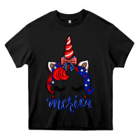 Black 4th of July unicorn Heavy Core Tee - Neo Western