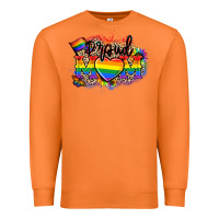 Carrot Proud Mom leopard Premium Sweatshirt - NancyCooperArtShop