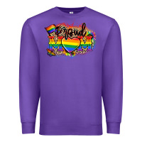 Purple Proud Mom leopard Premium Sweatshirt - NancyCooperArtShop