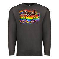 Smoke Proud Mom leopard Premium Sweatshirt - NancyCooperArtShop