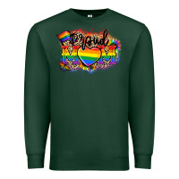 Sports Green Proud Mom leopard Premium Sweatshirt - NancyCooperArtShop