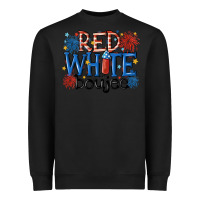 Black red white boujee Heavyweight Sweatshirt - MaliasSmallBusiness