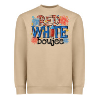 Mushroom red white boujee Heavyweight Sweatshirt - MaliasSmallBusiness