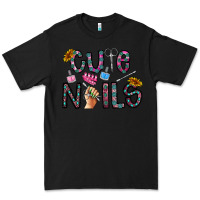 Black cute nails Premium Tee - CowhideDigitalArt