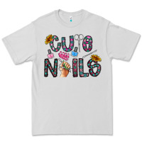 Dove Grey cute nails Premium Tee - CowhideDigitalArt