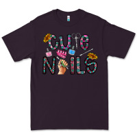 Plum cute nails Premium Tee - CowhideDigitalArt