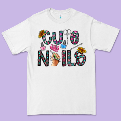 Cute Nails Premium Tee Designed By Cowhidedigitalart