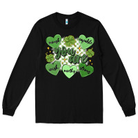 Black st. patrick's day positive affirmations Long Sleeve Tee - MaliasSmallBusiness