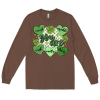 Chestnut st. patrick's day positive affirmations Long Sleeve Tee - MaliasSmallBusiness