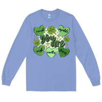 Colony Blue st. patrick's day positive affirmations Long Sleeve Tee - MaliasSmallBusiness