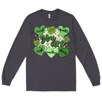 Smoke st. patrick's day positive affirmations Long Sleeve Tee - MaliasSmallBusiness