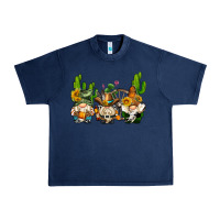 Navy western gnomes with cactus Urban Heavy Tee - AdoDesignShop