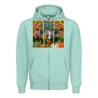 Seafoam Fall Baby Lambs Zipper Hoodie - LillyAllenDesigns