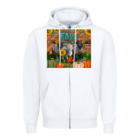 White Fall Baby Lambs Zipper Hoodie - LillyAllenDesigns