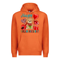 Carrot happy valentines day Valentine's Day Premium Hoodie - HowdyJamesFarm