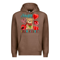 Chestnut happy valentines day Valentine's Day Premium Hoodie - HowdyJamesFarm