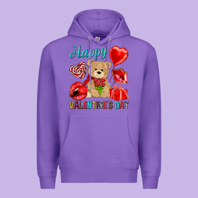 Happy Valentines Day Valentine's Day Premium Hoodie Designed By Howdyjamesfarm