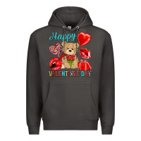 Smoke happy valentines day Valentine's Day Premium Hoodie - HowdyJamesFarm