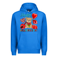 True Royal happy valentines day Valentine's Day Premium Hoodie - HowdyJamesFarm