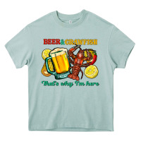 Arona beer&crawfish that's why i'm here Heavy Core Tee - FaDigitalArtStudio