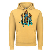 Vintage Mustard faith western turquoise Vintage Hoodie - AdoDesignShop