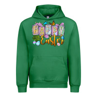 Emerald Happy Easter Urban Hoodie - OliviaCreatesArt