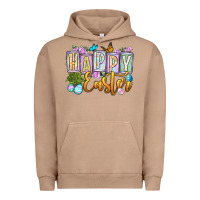 Pigment Burro Happy Easter Urban Hoodie - OliviaCreatesArt
