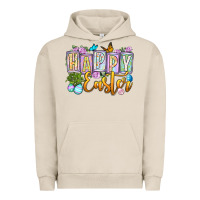 Pigment French Oak Happy Easter Urban Hoodie - OliviaCreatesArt