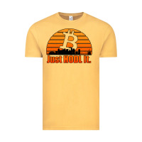 Vintage Mustard just hodl it new orleans skyline retro sunset Vintage Tee - Jasminsmagicworld