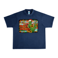 Navy feliz navidad merry christmas cactus Urban Heavy Tee - Jasminsmagicworld