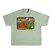 Oil Green feliz navidad merry christmas cactus Urban Heavy Tee - Jasminsmagicworld