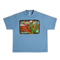 Pebble Blue feliz navidad merry christmas cactus Urban Heavy Tee - Jasminsmagicworld