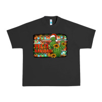 Pigment Black feliz navidad merry christmas cactus Urban Heavy Tee - Jasminsmagicworld