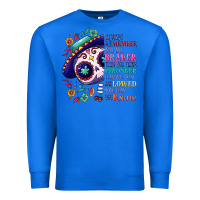 True Royal You are braver than you think sugar skull Premium Sweatshirt - NancyCooperArtShop
