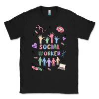 Black social worker Classic Tee - MaliasSmallBusiness