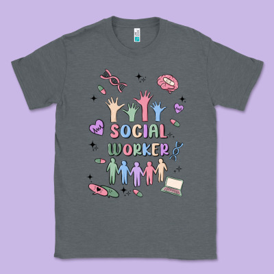 Social Worker Classic Tee Designed By Maliassmallbusiness