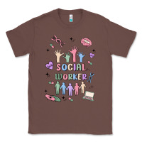 Chestnut social worker Classic Tee - MaliasSmallBusiness