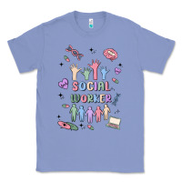 Colony Blue social worker Classic Tee - MaliasSmallBusiness